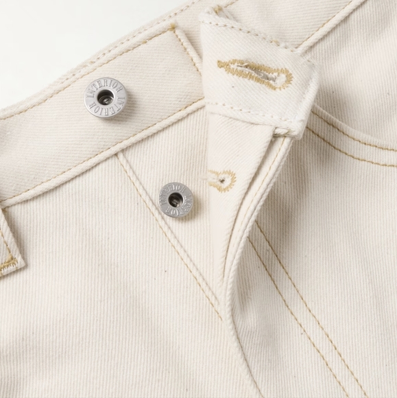 INTERIOR The Ty high-rise wide-leg jeans Ecru 31 - Picture 3 of 14